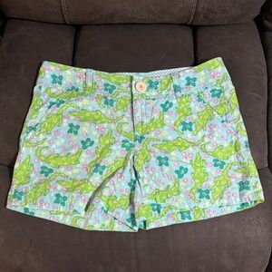 Lily Pulitzer Alberta Gator shorts size 2